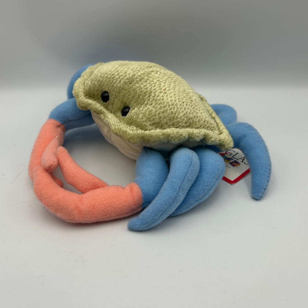 Douglas Sea Creature Cuddle Crab Nautical Buster Blue Plush Marine Ocean Shell